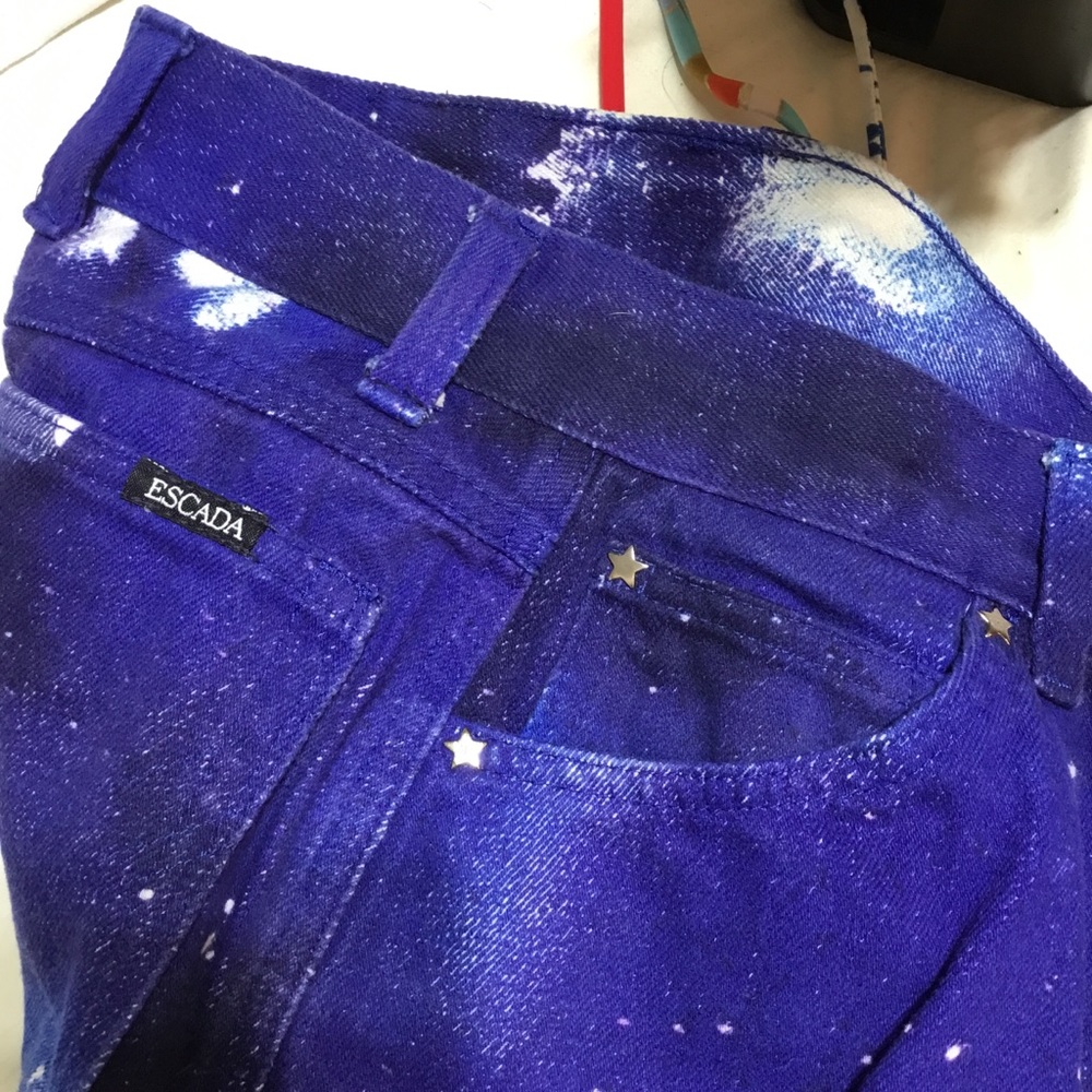 Escada stars motif jeans. size EU 34 - Picture 4 of 4